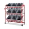 Rubbermaid Commercial Tote Picking Cart, 57 x 18.5 x 55, 450 lb Capacity, Red 2144269 - alternate 4